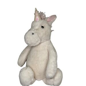NWT Jellycat Bashful Unicorn Stuffed Animal Toy Plush White Pink Small